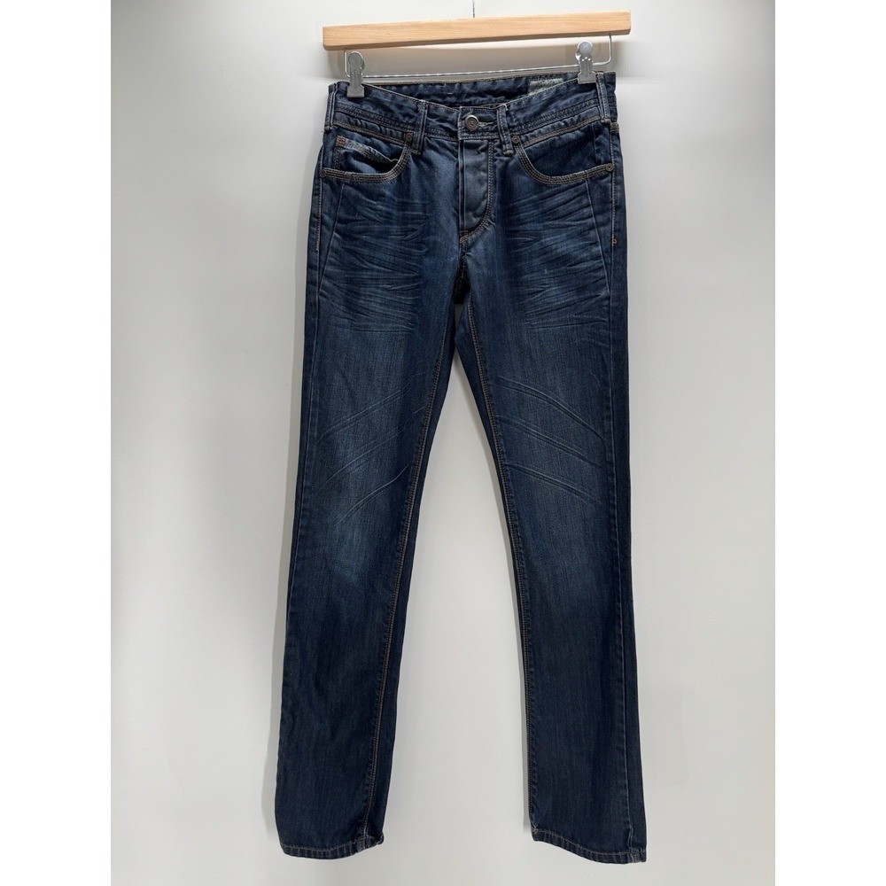 Abbey Dawn 2DIE4 Mens Dark Wash Straight Leg Jeans Size 30 Style 6038 Grunge Y2K